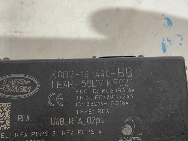 LR117932 Keyless-Go control unit Land Rover Discovery Sport L550 (2015-) USED cost 68 € in stock 1 pcs.