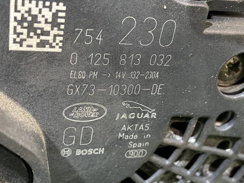 LR105985 Generator 2.0D 2.0IE Range Rover Velar L560 (2018-) Used - Image 20