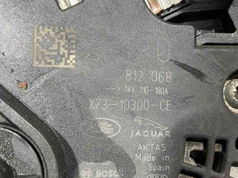 LR105985 Generator 2.0D 2.0IE Range Rover Velar L560 (2018-) Used - Image 33