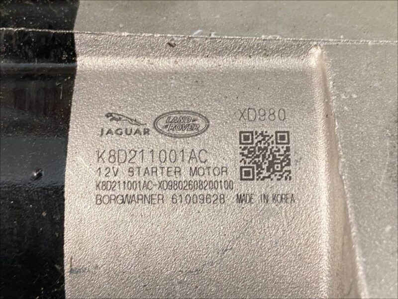 LR116048 Starter 2.0TD Land Rover Discovery Sport L550 (2015-) Used cost 150 € in stock 2 pcs.