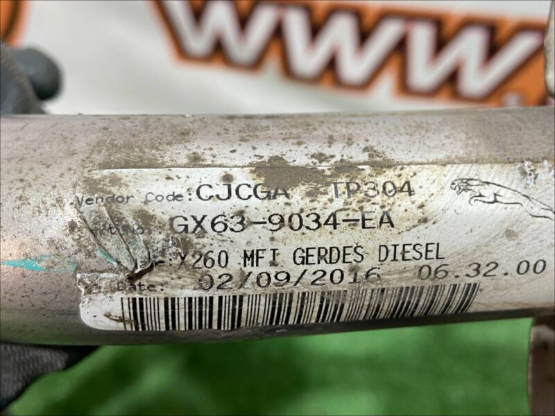 T2H7995 Fuel filler pipe Jaguar XF X260 (2015-) used cost 50 € in stock 1 pcs.