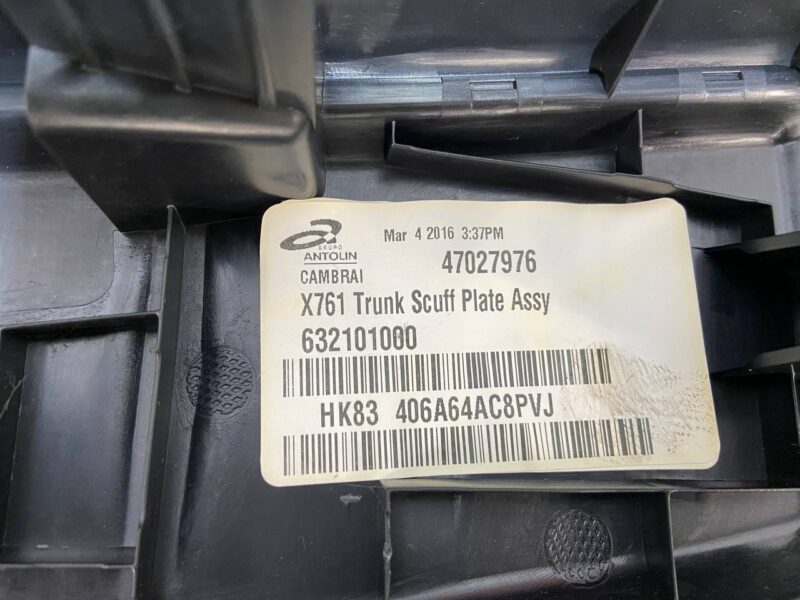 T4A13834PVJ Trunk trim panel Jaguar F-Pace X761 (2017-) used cost 50 € in stock 7 pcs.