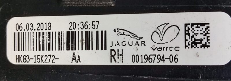 T4A37911 Rear right light in the trunk lid, inner, Jaguar F-Pace X761 (2017-) Used cost 70 € in stock 6 pcs.