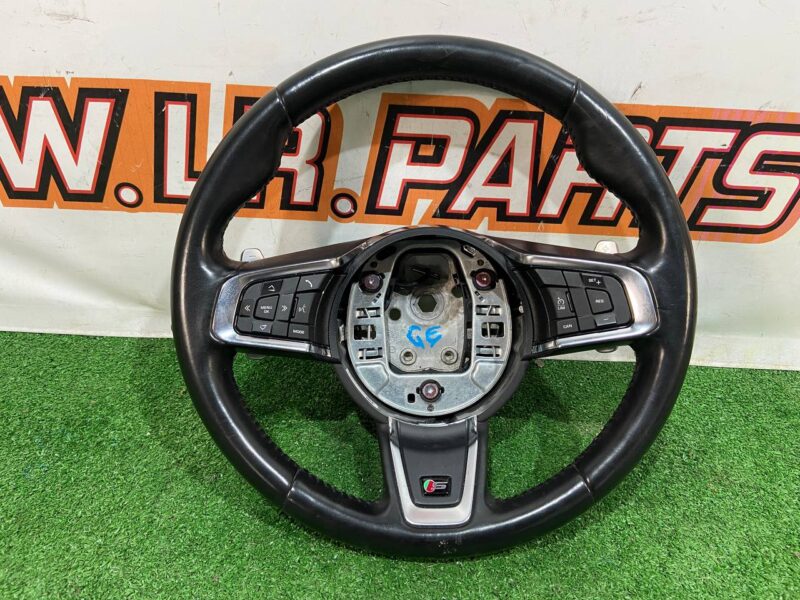 T4N5762PVJ R-Sport steering wheel with paddle shifters Jaguar F-Pace X761 (2017-) USED cost 250 € in stock 3 pcs.
