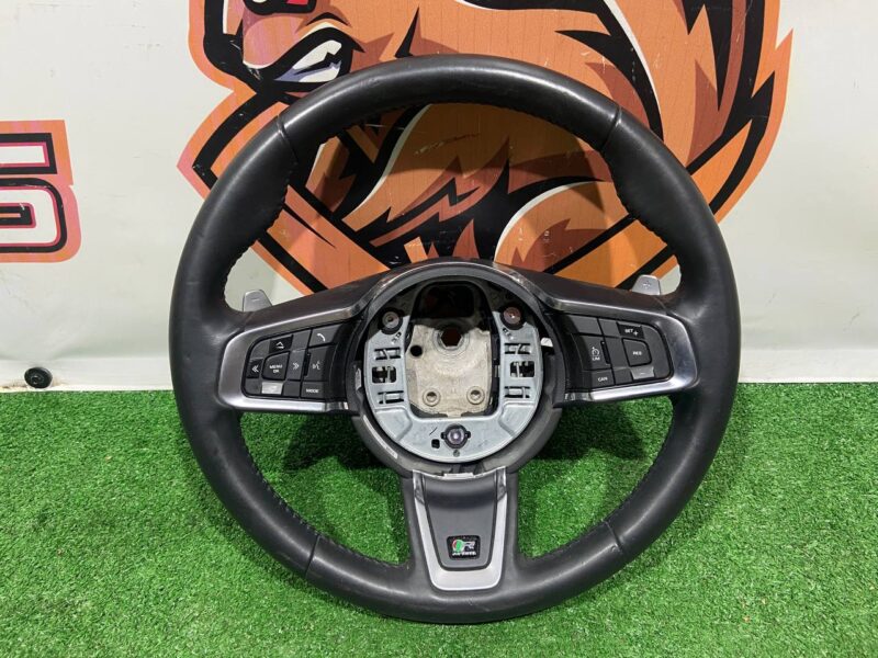 T4N5762PVJ R-Sport steering wheel with paddle shifters Jaguar F-Pace X761 (2017-) USED cost 250 € in stock 3 pcs.