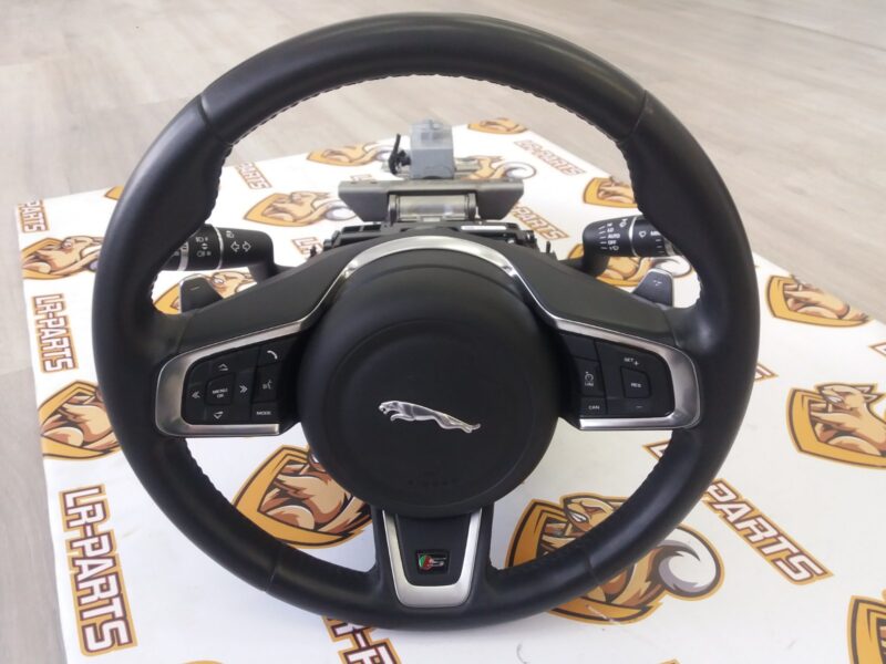 T4N5762PVJ R-Sport steering wheel with paddle shifters Jaguar F-Pace X761 (2017-) USED cost 250 € in stock 3 pcs.