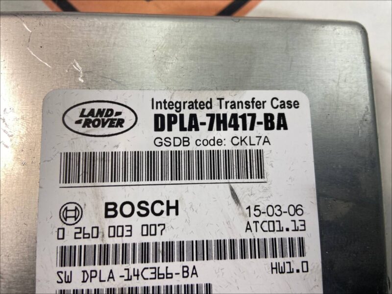 LR052557 Transfer Case Control Module Range Rover L405 (2013-2021) Used cost 95 € in stock 1 pcs.
