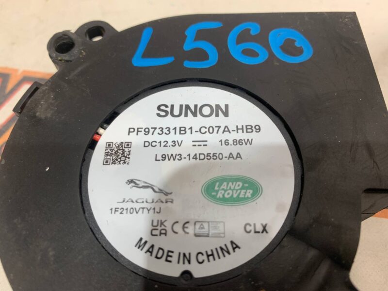 LR131943 Battery cooling fan Range Rover Velar L560 (2018-) USED cost 50 € in stock 4 pcs.