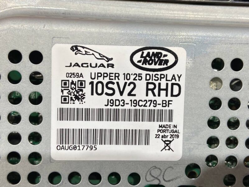 T4K4207 Touchscreen display Jaguar I-Pace X590 (2018-) Used cost 1 000 € in stock 4 pcs.