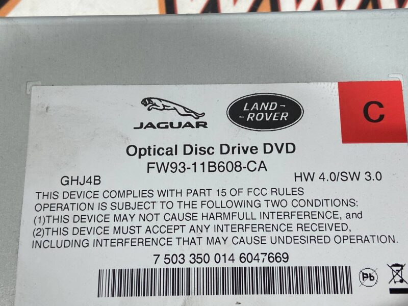 LR081462 CD player Land Rover Discovery 5 L462 (2017-) Used cost 100 € in stock 1 pcs.