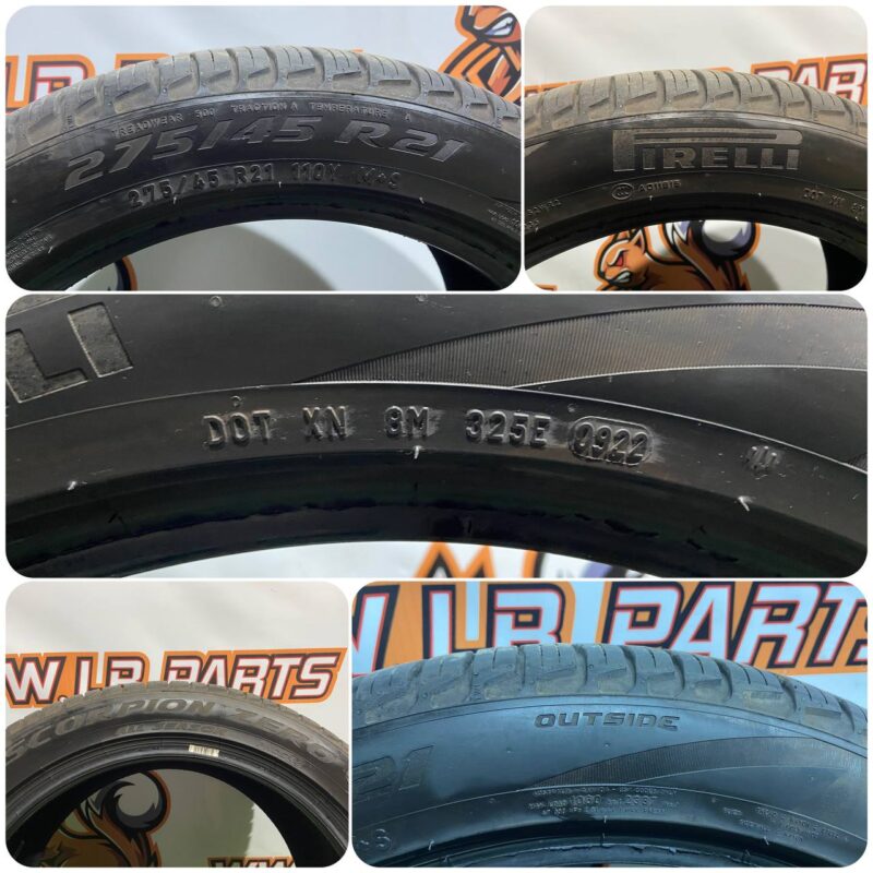 275/45R21 Tire Pirelli Scorpion Zero 275/45 R21 110Y M+S Used tires - Image 13