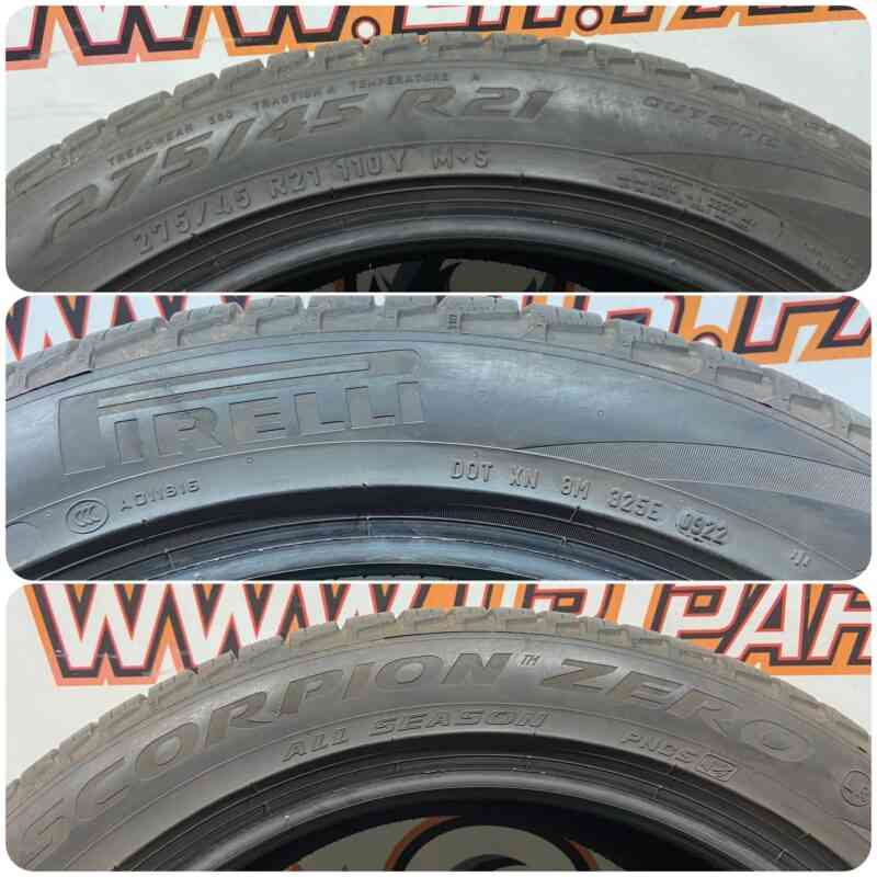 275/45R21 Tire Pirelli Scorpion Zero 275/45 R21 110Y M+S Used tires - Image 17