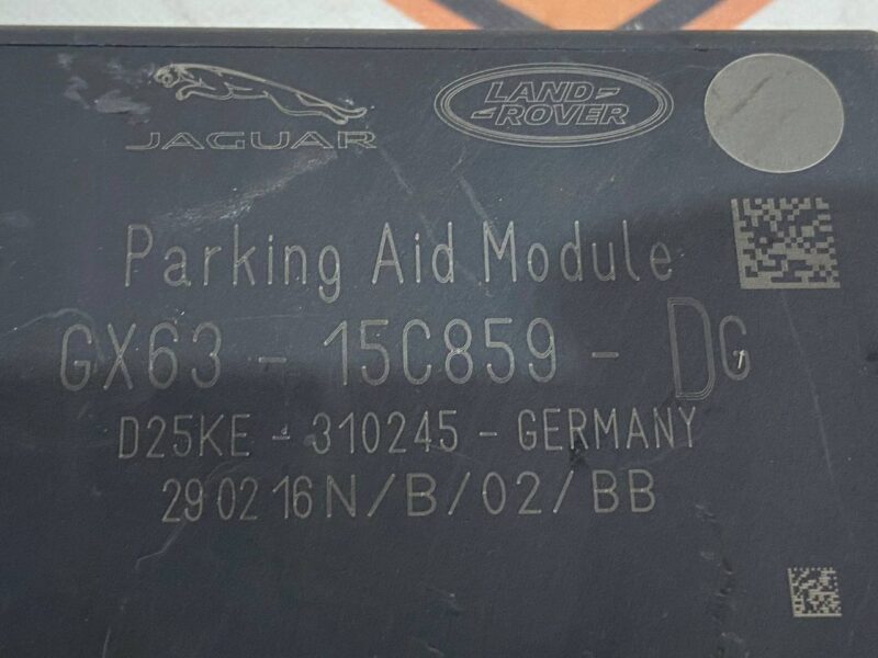 C2D58528 JAGUAR F-PACE Used parking sensors control unit cost 80 € in stock 1 pcs.