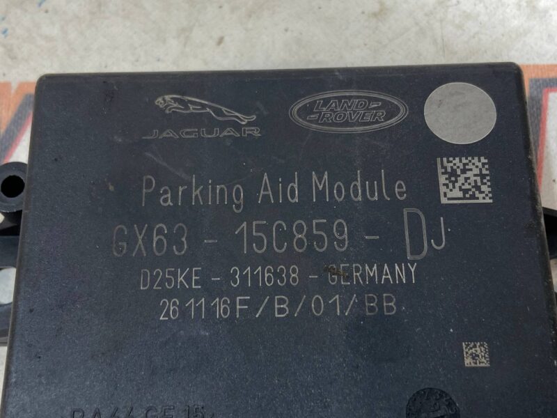 C2D58528 JAGUAR F-PACE Used parking sensors control unit cost 80 € in stock 1 pcs.