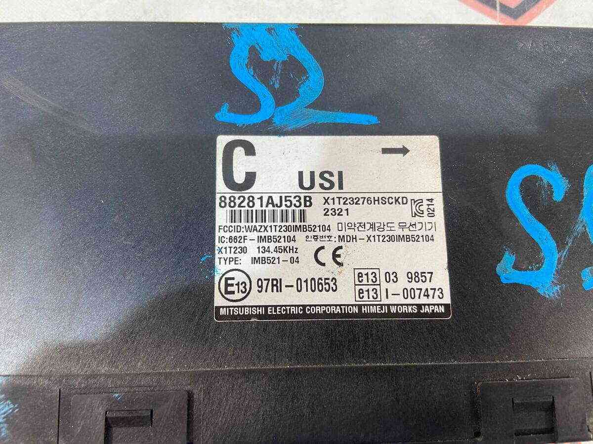 88281AJ53B Used SUBARU comfort unit