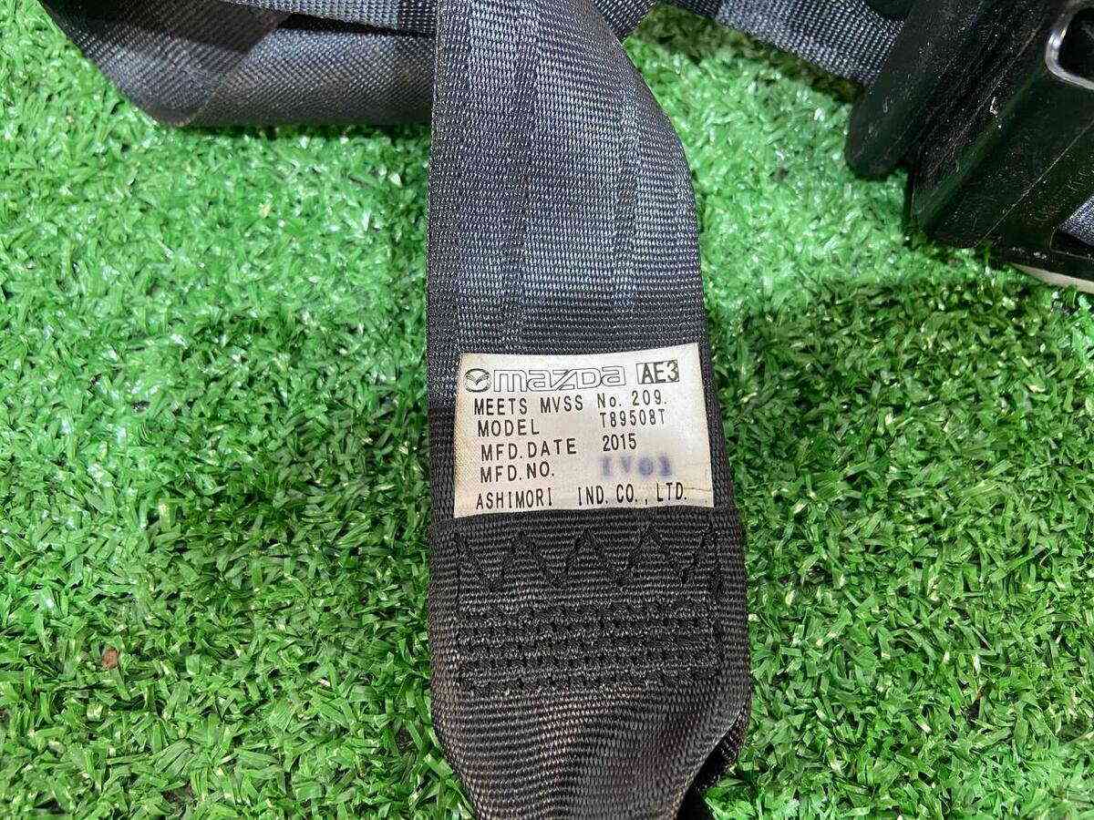 BHY157790A Seat belt rear left MAZDA 3 used