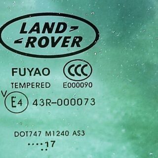 LR078383 Glass in the body side left rear Land Rover Discovery Sport L550 (2015-) Used cost 150 € in stock 3 pcs.