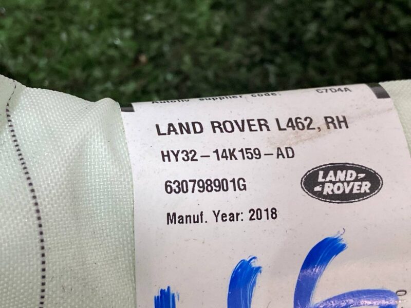 LR085974 Airbag side right curtain Land Rover Discovery 5 L462 used cost 95 € in stock 4 pcs.