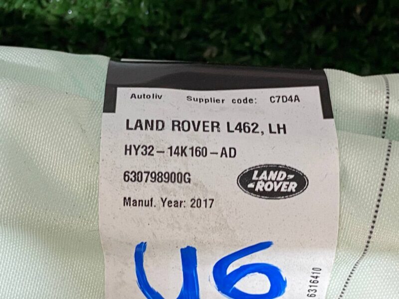 LR085975 Airbag left side curtain Land Rover Discovery 5 L462 (2017-) used cost 95 € in stock 4 pcs.