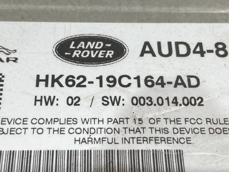 LR086409 Amplifier mid 8 Jaguar F-Pace X761 (2017-) used cost 450 € in stock 4 pcs.