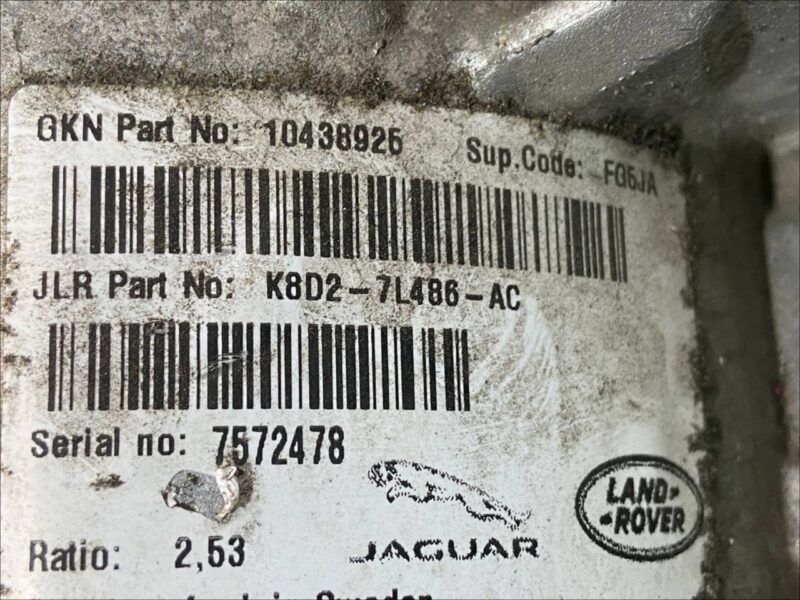 LR117516 Transfer Case 2.0TD 2.0IE Land Rover Discovery Sport L550 (2015-) Used cost 540 € in stock 2 pcs.