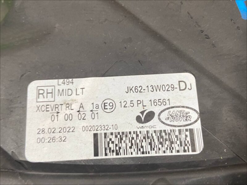 LR169895 Headlight right Range Rover Sport L494 (2014-2022) used cost 1 400 € in stock 1 pcs.
