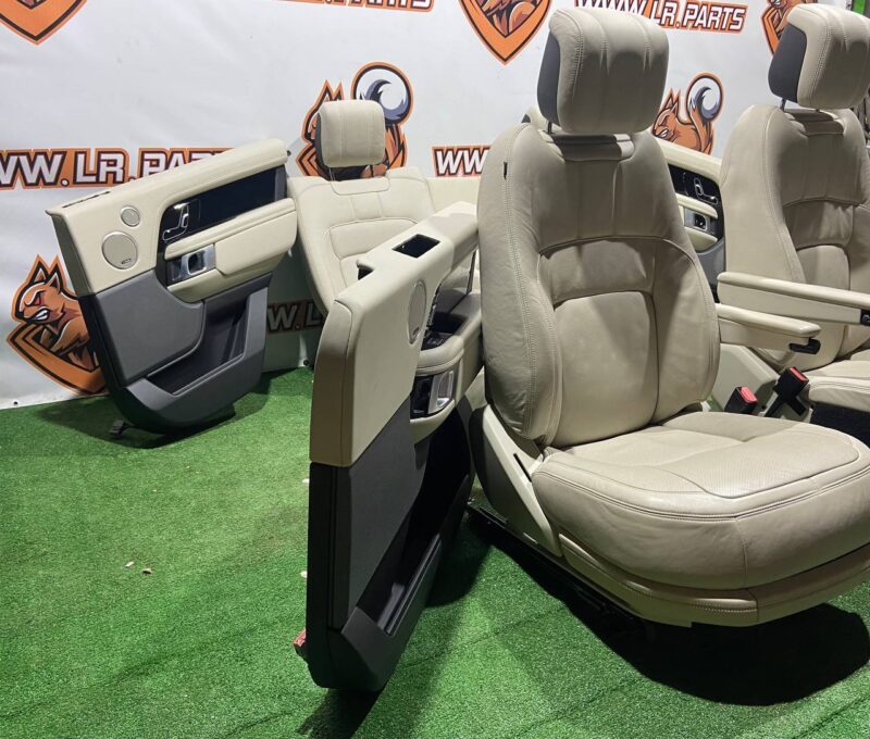 SALONL405IVORYH2 Seat interior with door cards Range Rover L405 (2013-2021) used cost 1 000 € in stock 1 pcs.