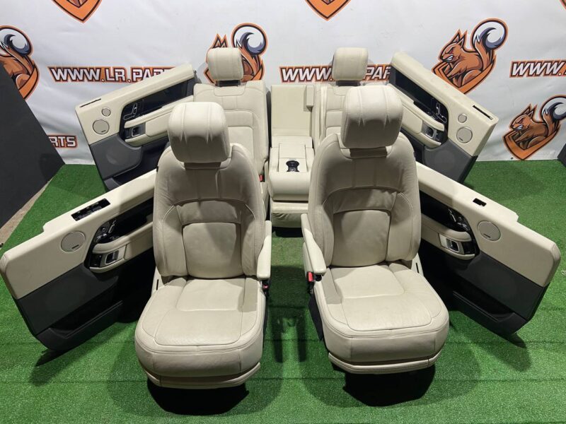 SALONL405IVORYH2 Seat interior with door cards Range Rover L405 (2013-2021) used cost 1 000 € in stock 1 pcs.