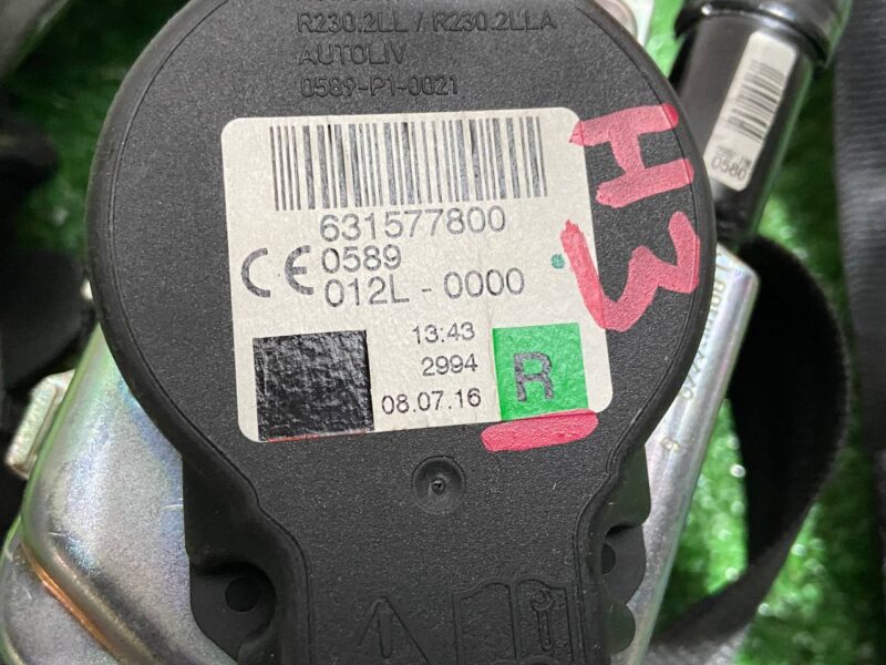 T4A11099PVJ Front right seat belt Jaguar F-Pace X761 (2017-) USED - Image 13