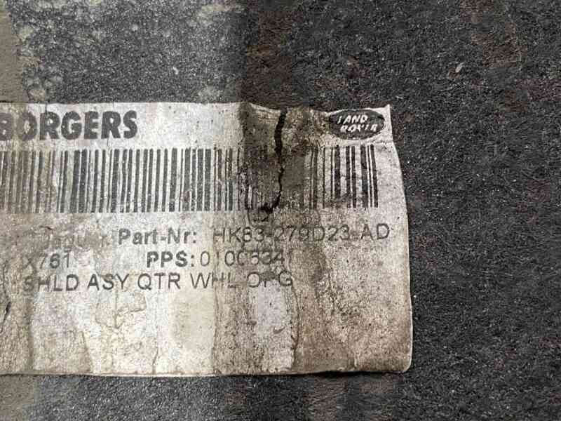 T4A35990 Rear left fender liner Jaguar F-Pace X761 (2017-) USED cost 75 € in stock 1 pcs.