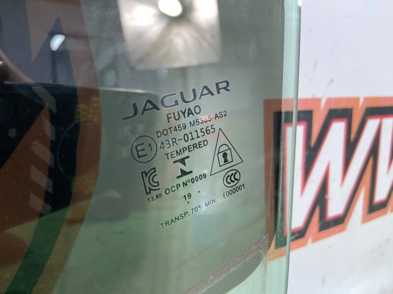 T4K10216 Rear left door glass Jaguar I-Pace (2018-) USED cost 125 € in stock 3 pcs.