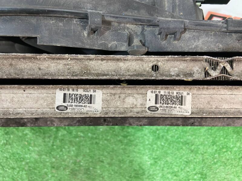 LR112874 Radiator cassette 2.0D Land Rover Discovery Sport L550 (2015-) Used cost 1 400 € in stock 2 pcs.