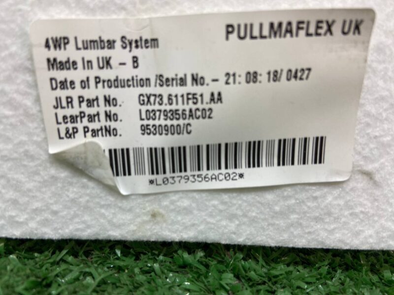 LR098715 Front seat backrest lumbar support Range Rover Sport L494 (2014-2022) USED cost 130 € in stock 6 pcs.