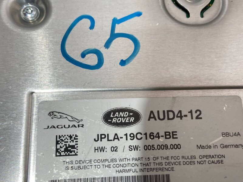LR137015 Premium 16-channel audio amplifier Land Rover Discovery 5 L462 (2017-) Used cost 610 € in stock 2 pcs.