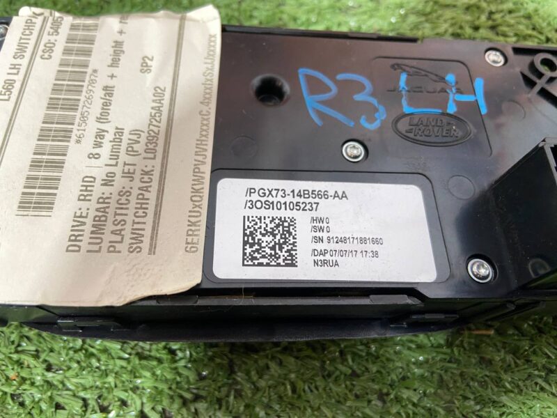 T2H2665 Electric seat adjustment switch left Jaguar XE X760 (2015-) USED cost 60 € in stock 1 pcs.