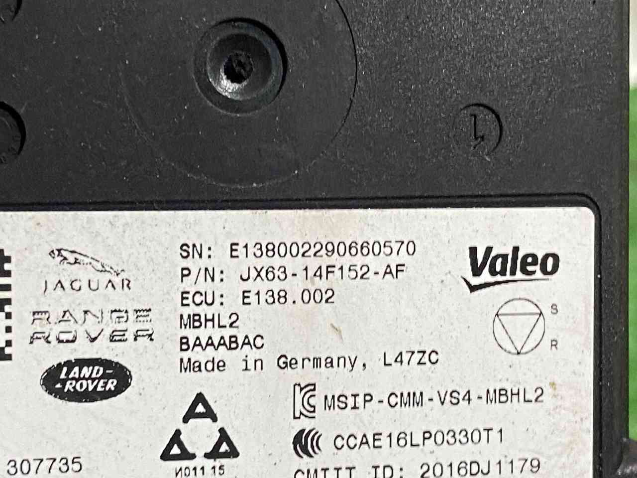 T4A28460 Blind spot sensor Jaguar F-Pace X761 (2017-) Used - Image 16