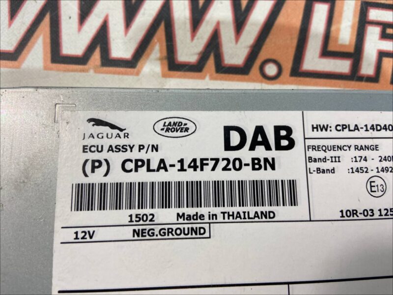 LR085469 Range Rover Sport L494 Radio Receiver Unit (2014-2022) Used cost 300 € in stock 2 pcs.