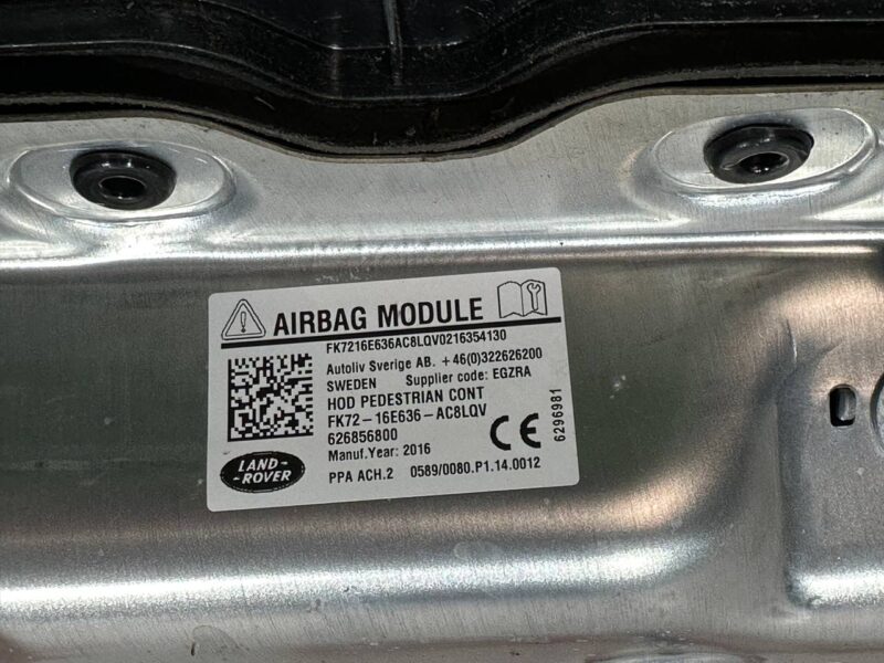 LR135791 Hood airbag Land Rover Discovery Sport L550 (2015-) used cost 150 € in stock 1 pcs.
