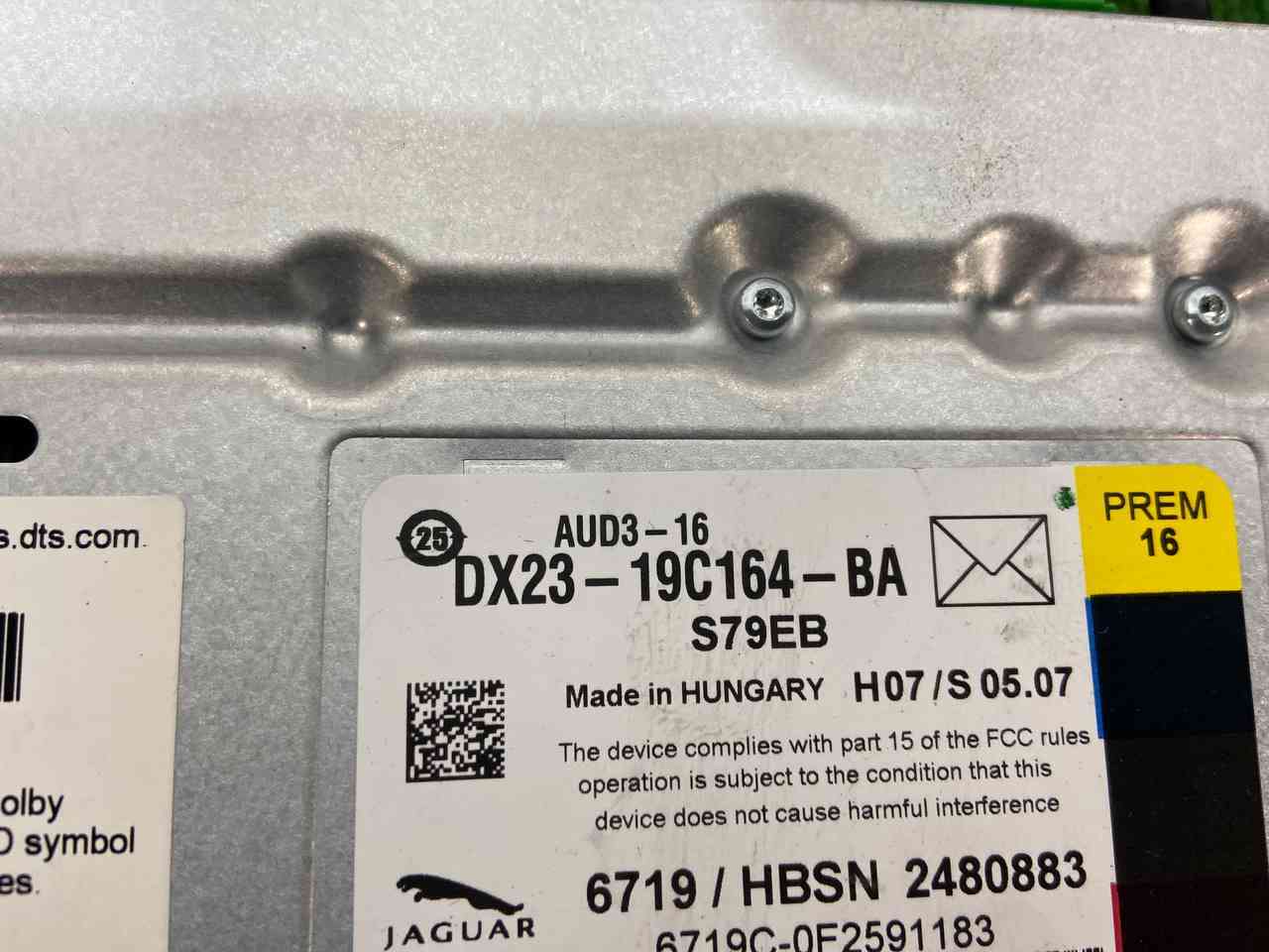 LR093599 Audio amplifier 1280W Range Rover Sport L494 (2014-2022) Used cost 700 € in stock 1 pcs.
