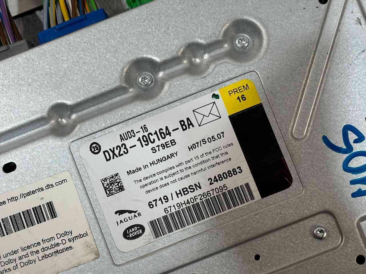 LR093599 Audio amplifier 1280W Range Rover Sport L494 (2014-2022) Used cost 700 € in stock 1 pcs.