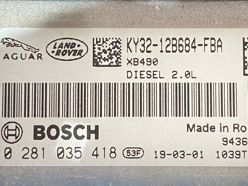 LR122382 Engine Control Unit Range Rover Velar L560 (2018-) Used cost 320 € in stock 3 pcs.