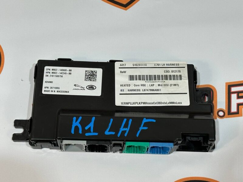 T2R53807 Seat Control Unit Jaguar F-Pace X761 (2017-) Used cost 150 € in stock 1 pcs.