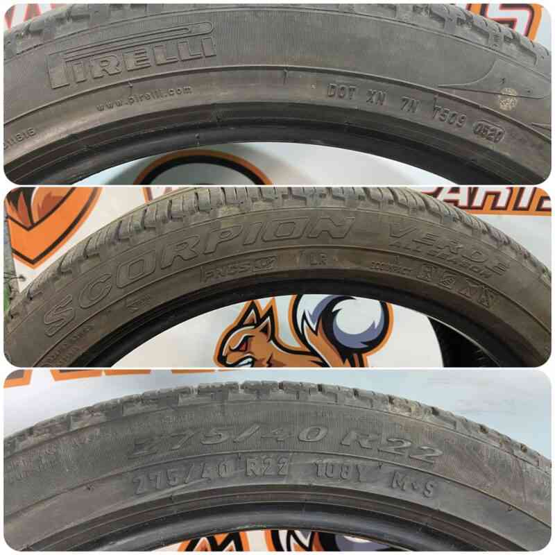 275/40R22 Tire Pirelli Scorpion Verde 275/40 R22 108Y Used tires - Image 14