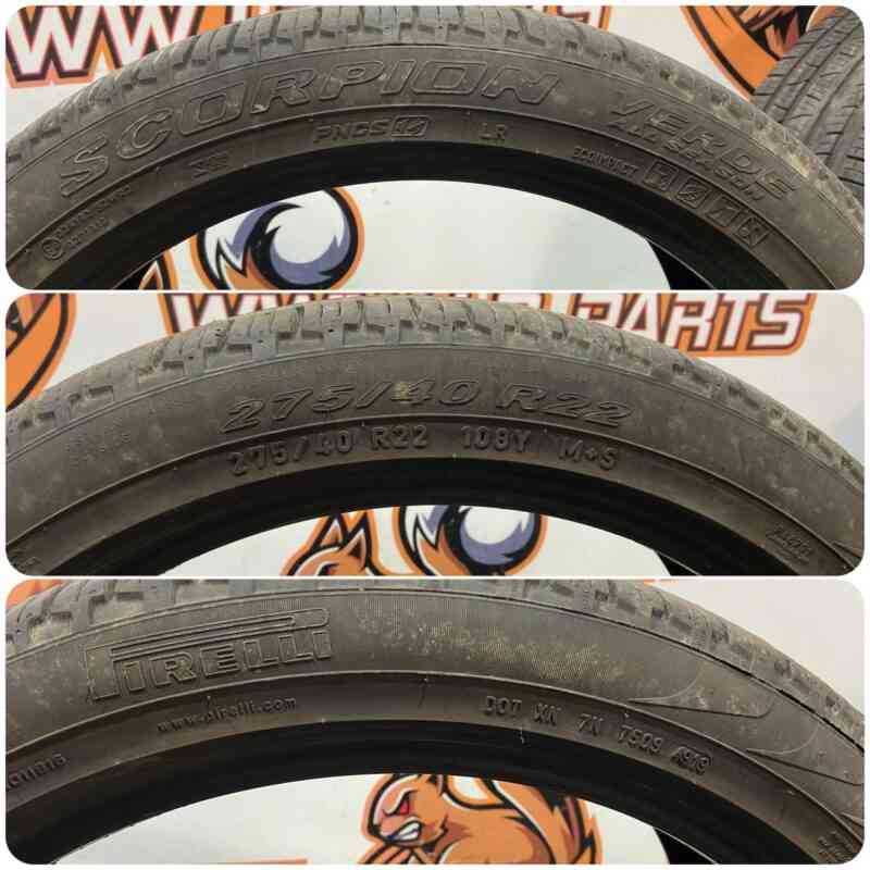 275/40R22 Tire Pirelli Scorpion Verde 275/40 R22 108Y Used tires - Image 15