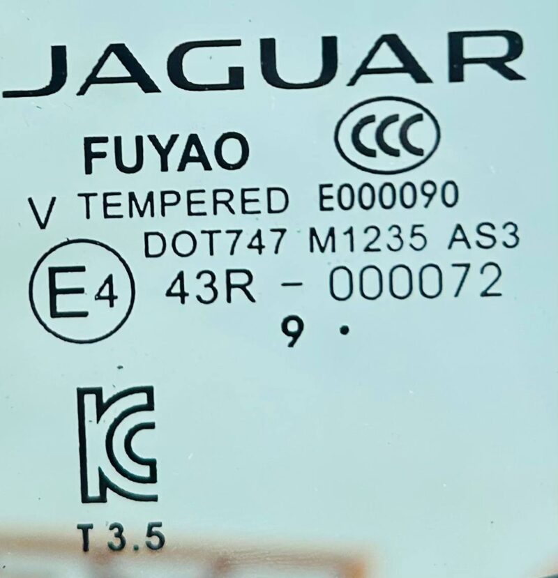 J9C4786 Rear left glass Jaguar E-Pace X540 (2017-) Used cost  € in stock 1 pcs.