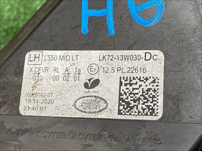 LR137596 Headlight left LED 2019- Land Rover Discovery Sport L550 (2015-) Used cost 750 € in stock 2 pcs.