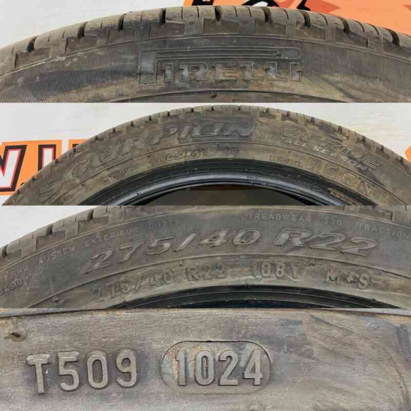 275/40R22 Tire Pirelli Scorpion Verde 275/40 R22 108Y Used tires - Image 23
