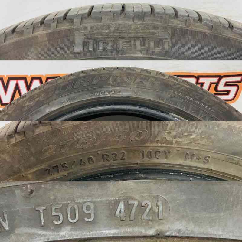 275/40R22 Tire Pirelli Scorpion Verde 275/40 R22 108Y Used tires - Image 29