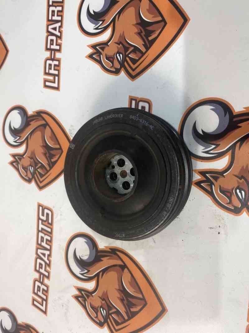 LR113860 Crankshaft pulley with damper 2.0D 2.0IE Range Rover Velar L560 (2018-) Used cost 100 € in stock 1 pcs.