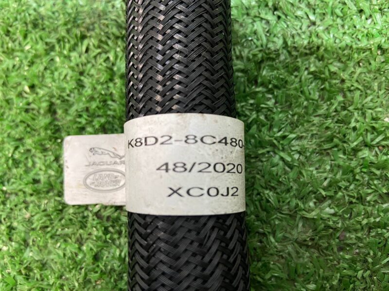 LR115218 Cooling pipe from radiator to intercooler Land Rover Discovery Sport L550 (2015-) used cost 25 € in stock 2 pcs.